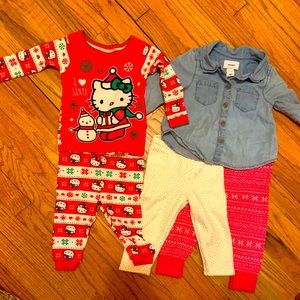 Bundle of 12 months baby girl clothes